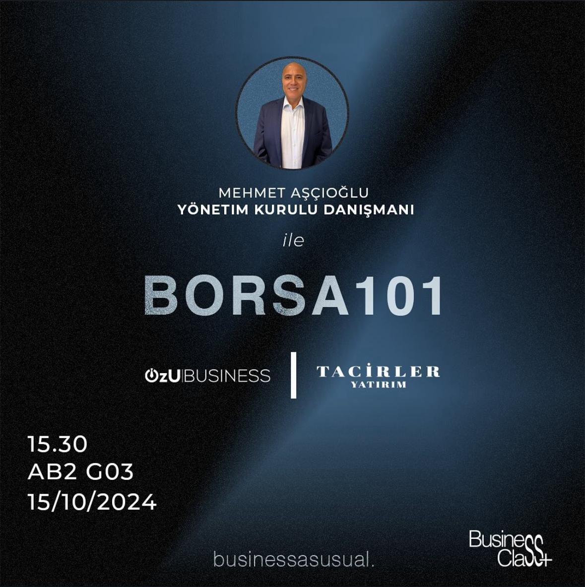 OzU Business Club Borsa 101 Etkinliği